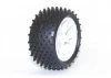FTX Vantage Rear Buggy Tyres Pre Mounted on Black Wheels - 1 Pair