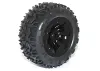 FTX Carnage Tyres Mounted on Black Wheels - 1 Pair