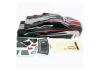 FTX Carnage ST Pre Painted Bodyshell - Black/Red