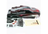 FTX Carnage ST Pre Painted Bodyshell - Black/Red