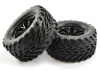 FTX Bugsta Mounted Wheel/Tyre Complete Pair - Black