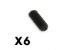 FTX Button Head Head Hex Screw M4*10 6Pcs