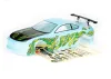 FTX Banzai Pre-Painted Body Shell W/Decals + Wing - Blue