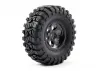 FTX Outback Pre-Mounted 6Hex/T Yre (2) - Black