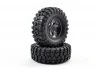 FTX Outback Pre-Mounted 6Hex/T Yre (2) - Black