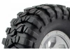 FTX Outback Pre-Mounted 6Hex/T Yre (2) - Grey