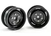 FTX Outback Steel Look Lug Wheel (2 ) - Black