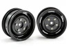 FTX Outback Steel Look Lug Wheel (2 ) - Black