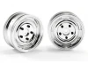 FTX Outback Steel Lug Wheel (2 ) - Chrome