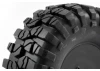 FTX Outback Pre-Mounted Steel Lug/Tyre (2) - Black