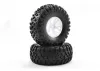 FTX Outlaw Pre-Mounted Wheels + Tyres - White