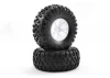 FTX Outlaw Pre-Mounted Wheels + Tyres - White