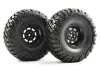 FTX Mauler 2.2 All Terrain Tyres Pre-Glued On Black Wheels