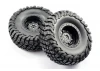 FTX Mauler 2.2 All Terrain Tyres Pre-Glued On Black Wheels