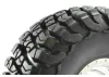 FTX Mauler 2.2 All Terrain Tyres Pre-Glued On Chrome Wheel