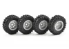 FTX Outback Mini Swamper Tire + Wheel Set - Grey (4Pc)