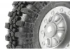 FTX Outback Mini Swamper Tire + Wheel Set - Grey (4Pc)