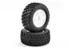 FTX Comet Desert Buggy Front Mounted Tyre + Wheel White