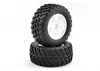 FTX Comet Desert Buggy Front Mounted Tyre + Wheel White