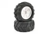 FTX Comet Monster Rear Mounted Tyre + Wheel White