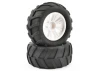FTX Comet Monster Rear Mounted Tyre + Wheel White