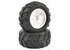 FTX Comet Monster Rear Mounted Tyre + Wheel White