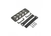 FTX Fury X Carbon Fibre Battery Tray + Velcro Straps