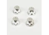 FTX Fury X Chrome Wheel Nut Dust Covers (4)