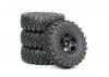 FTX 1:18 Supersoft XL Gator 68mm Mounted Tyres (4)