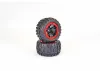 FTX Tracer Monster Truck Red Wheel/Tyres Complete (2)
