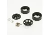 FTX Texan 1:10 6-Spoke Black Beadlock Wheel (2)