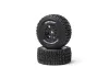 1:16 Mirage TT Front/Rear Tires Mounted Black Split Six Whee