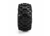 ProLine 1:16 Badlands MX Tires Mounted on White Split Six 12mm Hex Wheels (2)