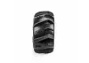 ProLine 1:16 Dumont Paddle Tires Mounted on Yellow Split Six 12mm Hex Wheels (2)