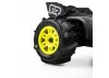 ProLine 1:16 Dumont Paddle Tires Mounted on Yellow Split Six 12mm Hex Wheels (2)