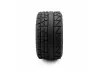 ProLine 1:16 Menace Street Tires Mounted on Yellow Split Six 12mm Hex Wheels (2)