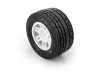ProLine 1:16 Menace Street Tires Mounted on White Split Six 12mm Hex Wheels (2)