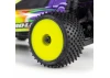 1/24 Wedge Front and Prism Rear Carpet Tires Mounted 7mm - Ye