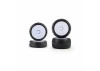 1/24 Wedge Front and Prism Rear Carpet Tires Mounted 7mm - Wh