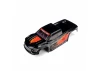 1:16 Pre-Cut Truck Body Tough Color Black: Traxxas Mini MAXX