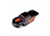 1:16 Pre-Cut Truck Body Tough Color Black: Traxxas Mini MAXX