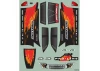 1:16 Pre-Cut Truck Body Tough Color Black: Traxxas Mini MAXX