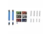 Pro-Comp Front/Rear (97mm) Scaler Shocks - Blue (2): 1:10 Roc