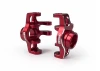 Front Hubs - Red Aluminium - 1:18 Grom