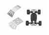 Skid Plate Guard F/R - 1:18 Granite