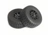 On-Road Tyre w/ Black Rim - 1:18 Mojave
