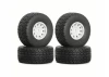 On-Road Tyre w/ White Rim - 1:18 Mojave