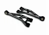Rear Upper Suspension Arms - Black Aluminium - Mini Kraton