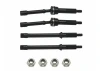 Drive Shaft Set w/Front CVD s 4mm - Black Steel SCX30