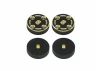 Axle Weight - Black Brass 4mm - 4pcs SCX30